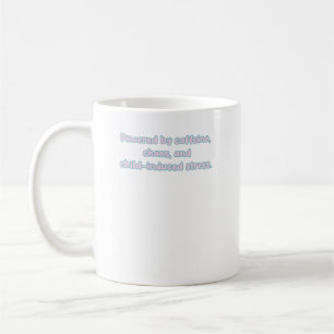 Taza De Café Diseño de vida para padres: cafeína, caos y estrés
