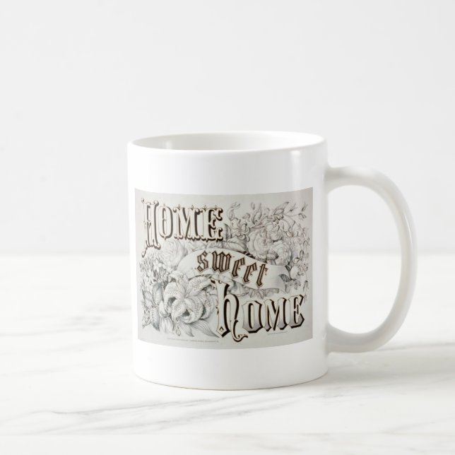 Taza De Café Diseño de vintage doméstico dulce (Derecha)