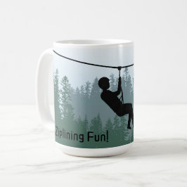 Taza De Café Diseño de Zipline