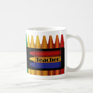 Taza De Café Diseño del cartón del profesor