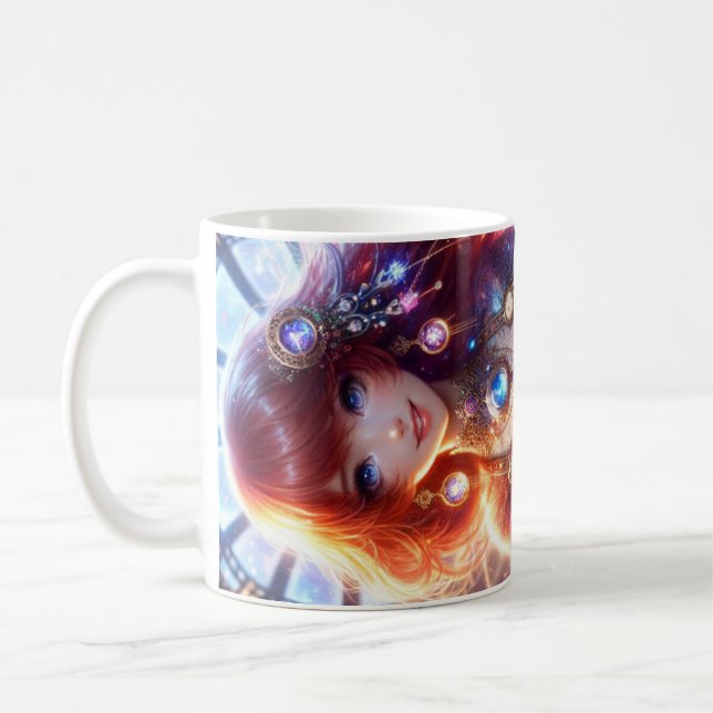 Taza De Café Diseño del chica Time Keeper (Izquierda)