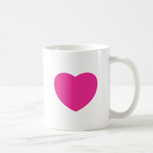 Taza De Café Diseño del corazón, diseño del amor