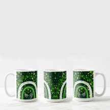 Diseño del corazón y el Shamrock del Día de San Pa