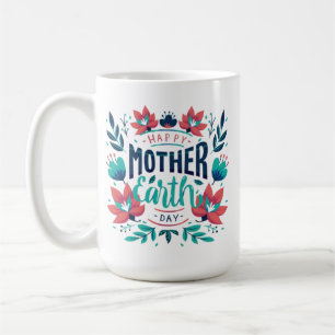 Taza De Café Diseño del Día de la Madre Tierra - 23184