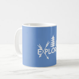 Taza De Café Diseño del Explorador - Mug clásico