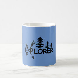 Taza De Café Diseño del Explorador - Mug clásico