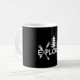 Taza De Café Diseño del Explorador - Mug clásico