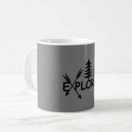 Taza De Café Diseño del Explorador - Mug clásico