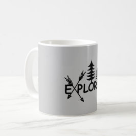 Taza De Café Diseño del Explorador - Mug clásico