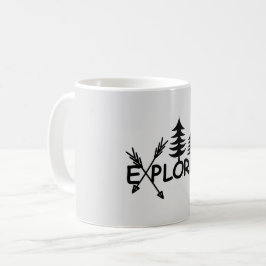 Taza De Café Diseño del Explorador - Mug clásico