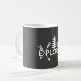 Taza De Café Diseño del Explorador - Mug clásico