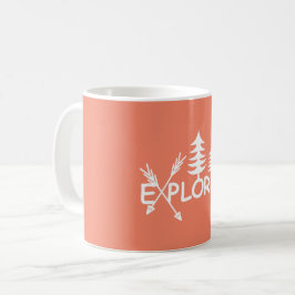 Taza De Café Diseño del Explorador - Mug clásico