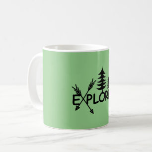 Taza De Café Diseño del Explorador - Mug clásico