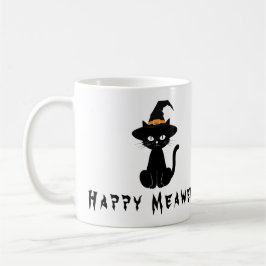 Taza De Café Diseño del gato de Halloween