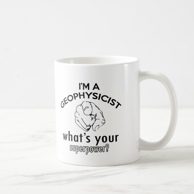 Taza De Café diseño del geofísico (Derecha)