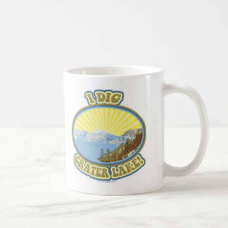 Taza De Café Diseño del Gran Parque del Lago Crater I Dig