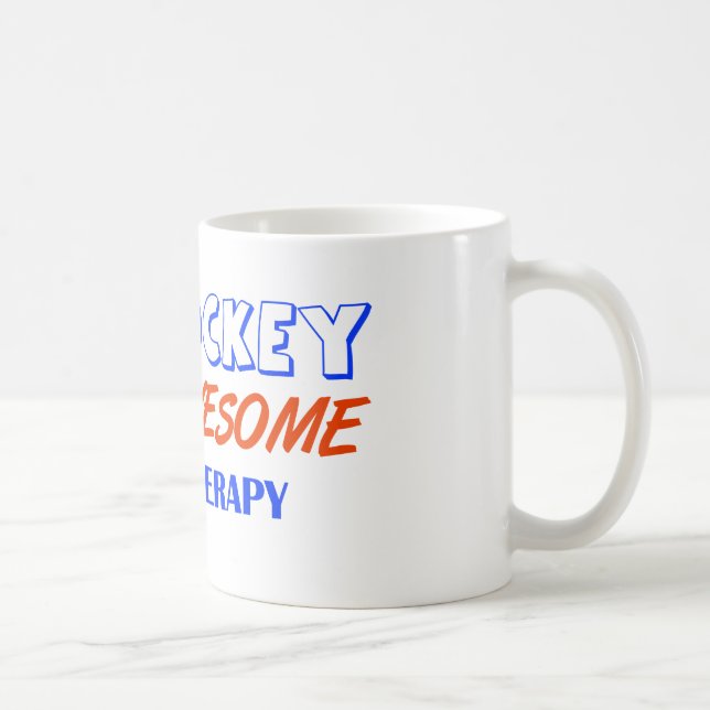 Taza De Café diseño del hockey sobre hielo (Derecha)