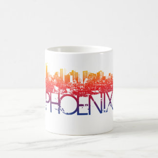Taza De Café Diseño del horizonte de Phoenix