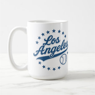 Taza De Café Diseño del logotipo de béisbol vintage de Los Ánge