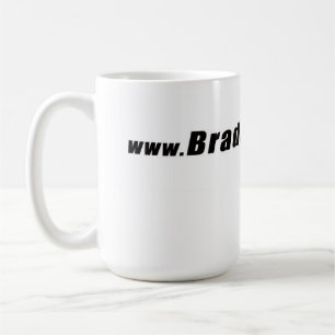 Taza De Café Diseño del logotipo de BradsMovies en un