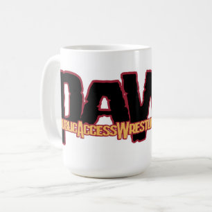 Taza De Café Diseño del logotipo PAWA en un
