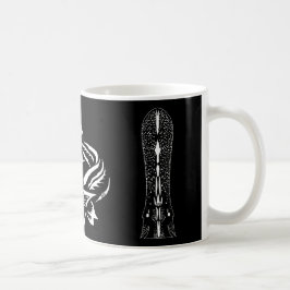 Taza De Café Diseño del Paddlefish y del Rostrum