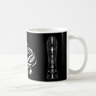 Taza De Café Diseño del Paddlefish y del Rostrum