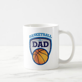 Taza De Café Diseño del papá del baloncesto a mostrar apagado