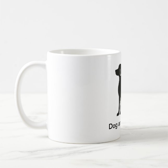 Taza De Café Diseño del perro y del gato (Izquierda)