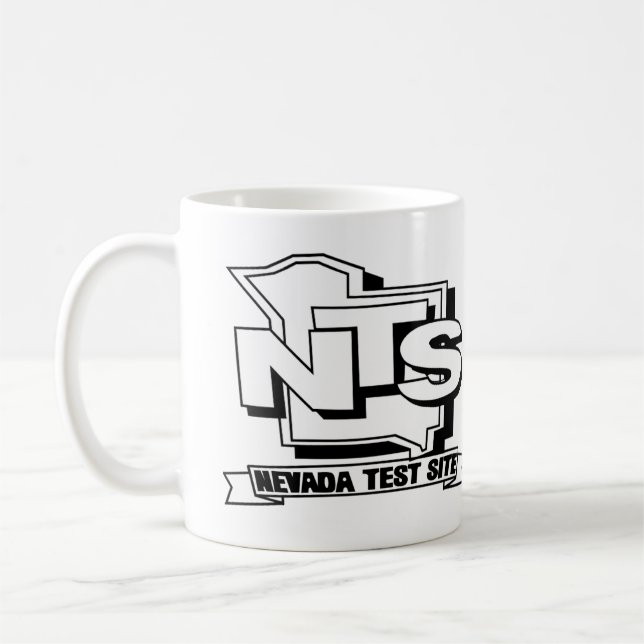 Taza De Café Diseño del sitio de prueba de Retro Nevada Coffee  (Izquierda)