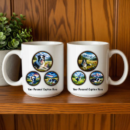 Taza De Café Diseño del tazón de café de 6 imágenes de borde de