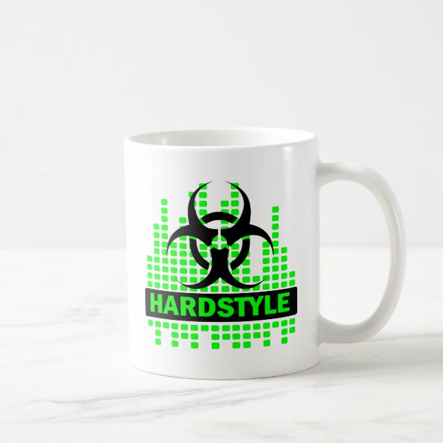 Taza De Café Diseño del tempo de Hardstyle (Derecha)