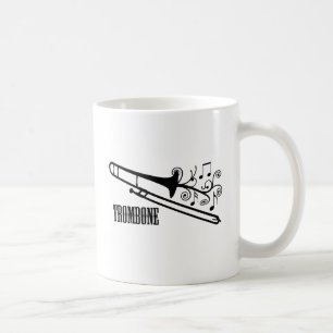Taza De Café Diseño del vector del Trombone