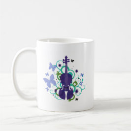 Taza De Café Diseño del violín del cielo