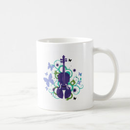 Taza De Café Diseño del violín del cielo
