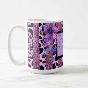 Taza De Café Diseño descarado con estampado de leopardo en lava