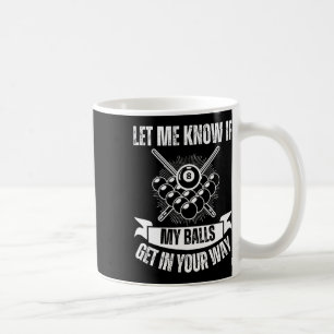 Taza De Café Diseño divertido de Billiards para Hombres Billiar