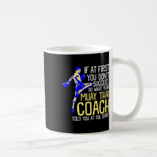 Taza De Café Diseño divertido de boxeo de entrenador de Muay Th