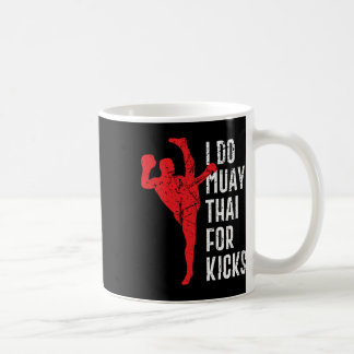 Taza De Café Diseño divertido de boxeo tailandés Muay y Kampfps