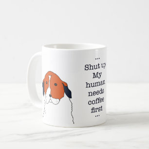 Taza De Café Diseño divertido de café para perros San Bernardo