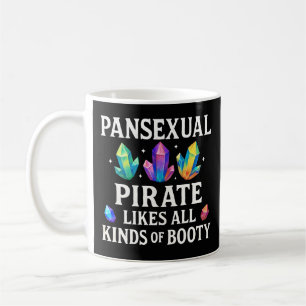 Taza De Café Diseño divertido de castigo de pirata pansexual