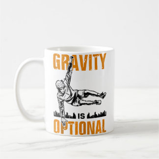 Taza De Café Diseño Divertido de Curso de Obstáculos de Parkour