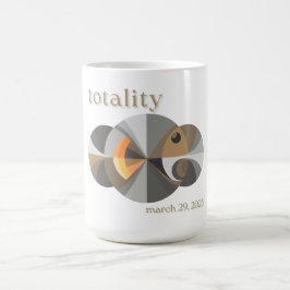 Taza De Café Diseño divertido de Eclipse Solar Total 2025. Tota
