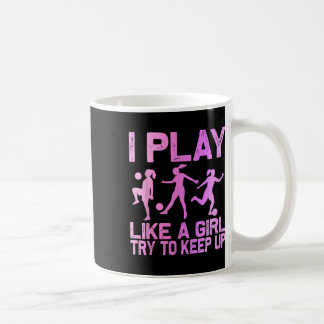 Taza De Café Diseño Divertido de Fútbol para Chicas Mujeres Ama