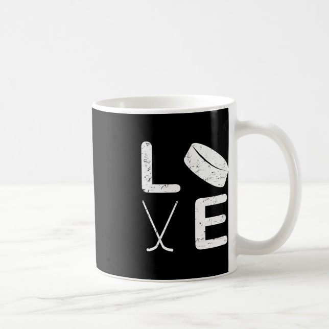 Taza De Café Diseño divertido de hockey para niños hombres hock (Derecha)