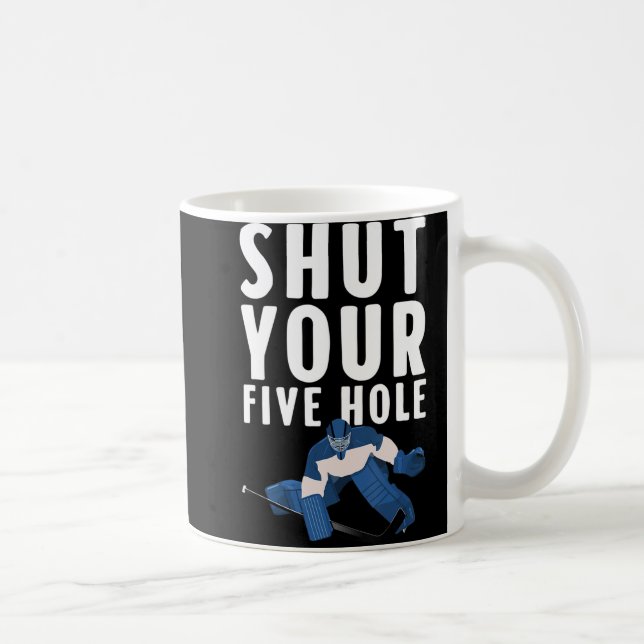 Taza De Café Diseño divertido de hockey sobre hielo para hombre (Derecha)