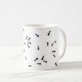 Taza De Café Diseño divertido de hormigas ocupadas