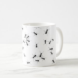 Taza De Café Diseño divertido de hormigas ocupadas