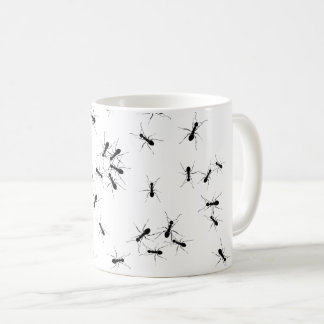 Taza De Café Diseño divertido de hormigas ocupadas