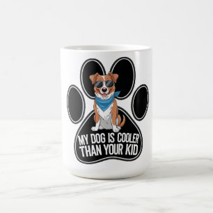 Taza De Café Diseño Divertido de Perro: 'Mi Perro es Más Genial